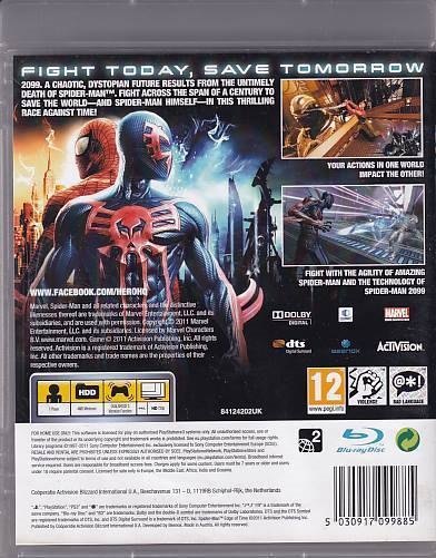 Spider-Man Edge of Time - PS3 - (B Grade) (Genbrug)